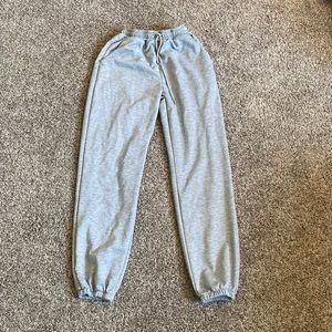 Grey sweatpants